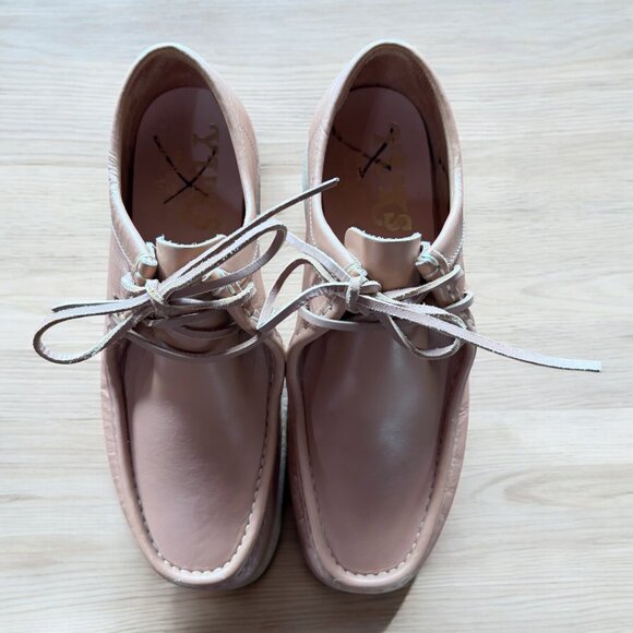 Yuks Yuketen Leather Artisan Type 1 Boot Vaquetta Natural Tan Men’s Size 8, 41E - Picture 4 of 7